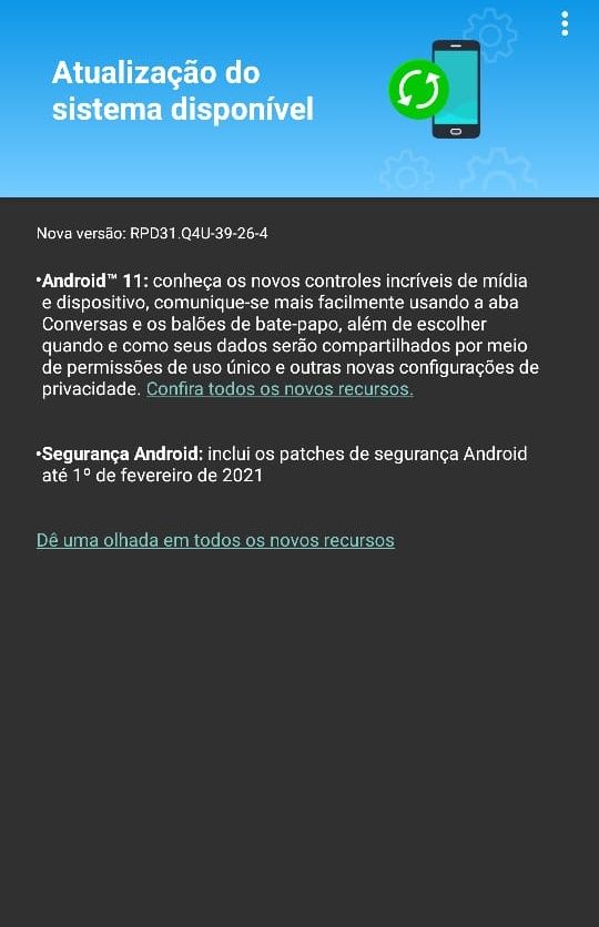 Motorola Edge Android 11 OTA