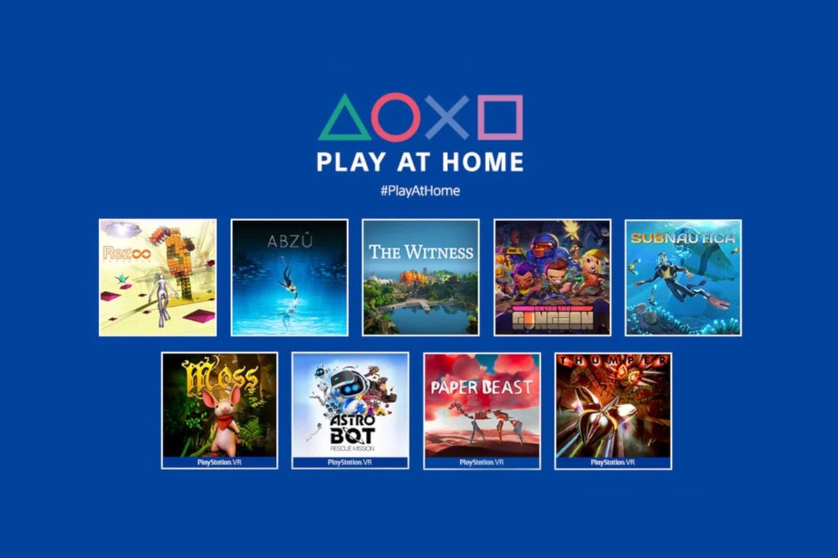 Sony Play at Home March 2021
