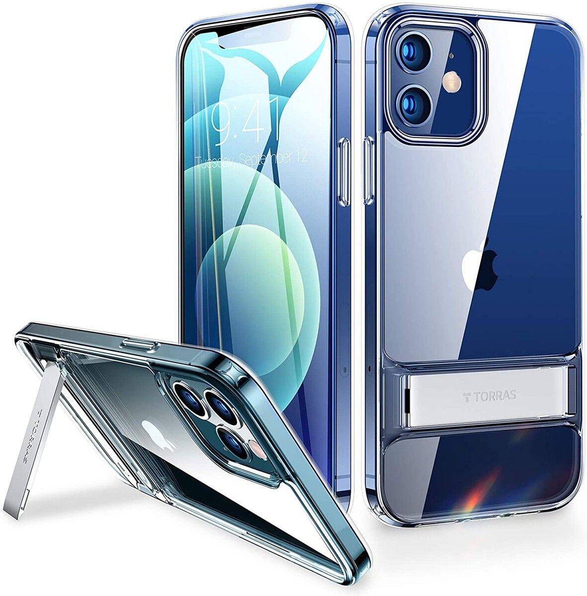 This transparent case comes with an extremely handy kickstand, which can be used for watching videos, making video calls, and anything else that will free up your hands.