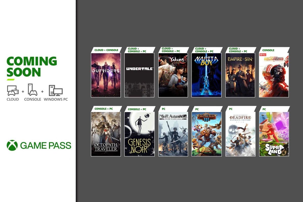 Xbox Game Pass update March 16