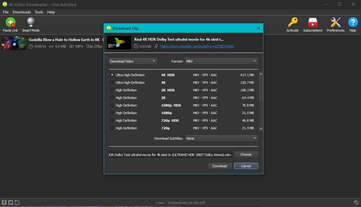 free downloads 4K Downloader 5.8.7