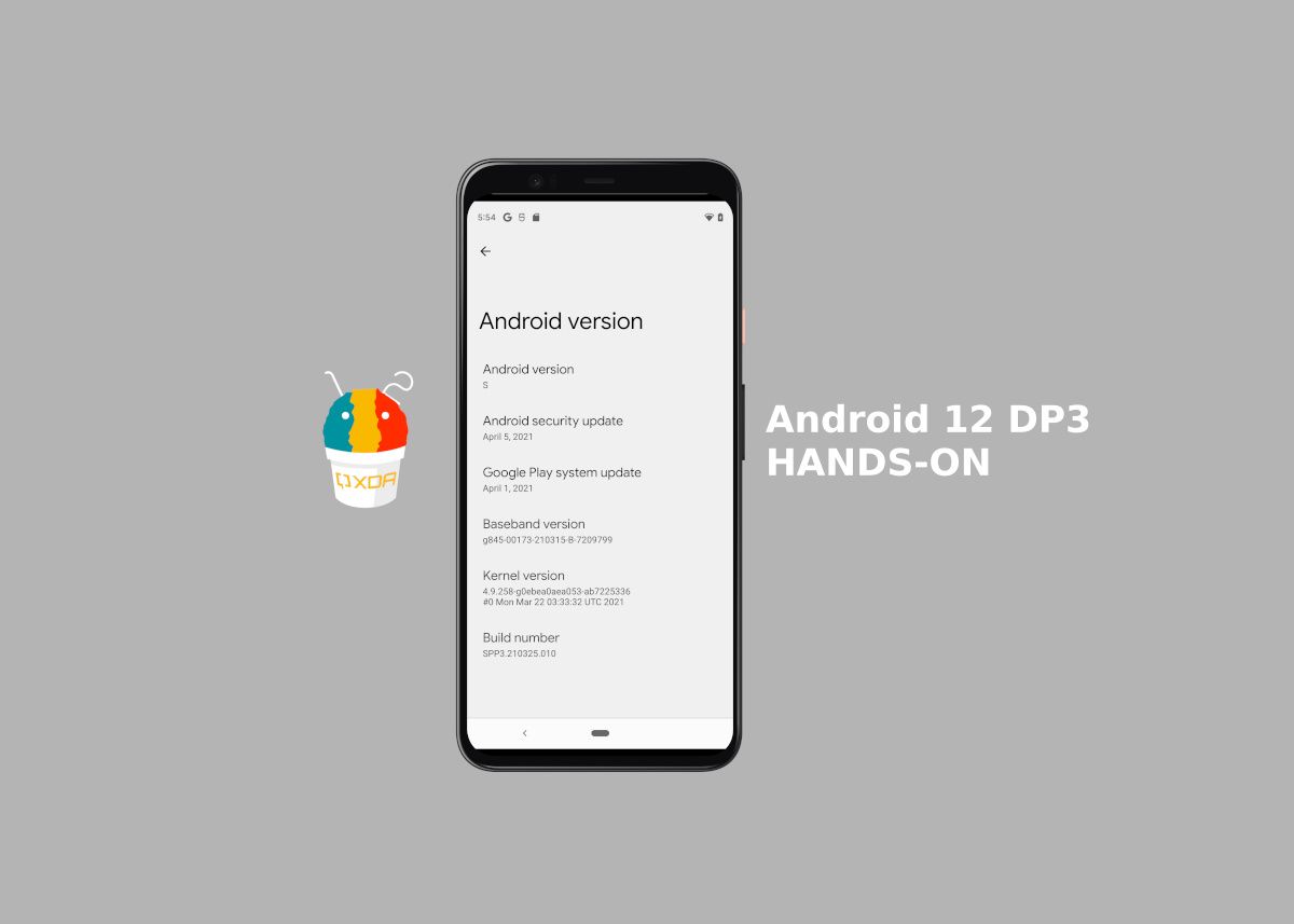 Android 12 DP3 hands-on