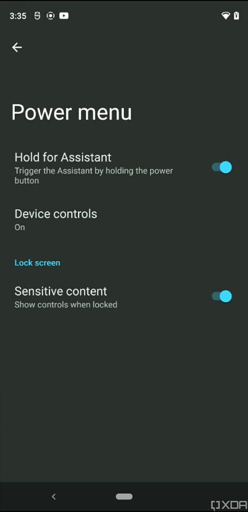Android 12 hold for assistant