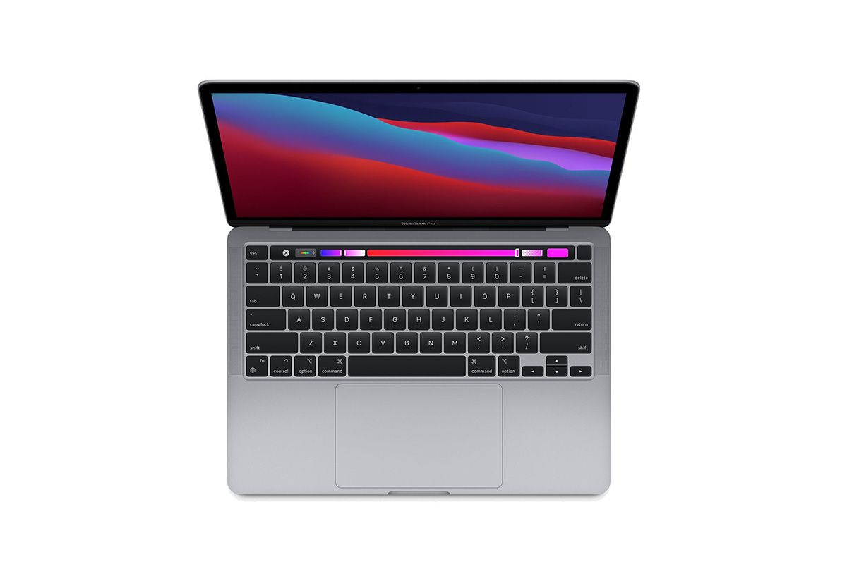 Das MacBook Pro 2022 ist mit dem neuen Apple M2-Prozessor ausgestattet und bietet damit noch mehr Leistung als das M1-Modell.