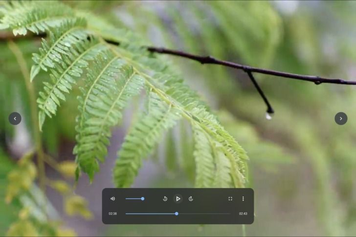 Chromebooks Chrome OS video player redesign floating bar