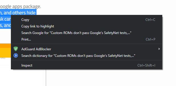 Copy link to highlight option in Chrome 90