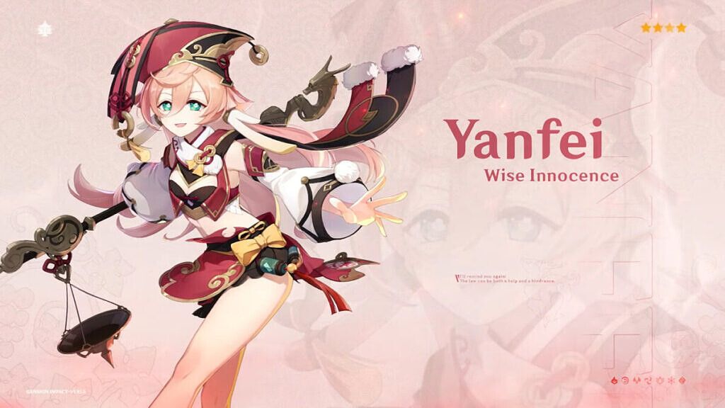 Yanfei Genshin Impact Character