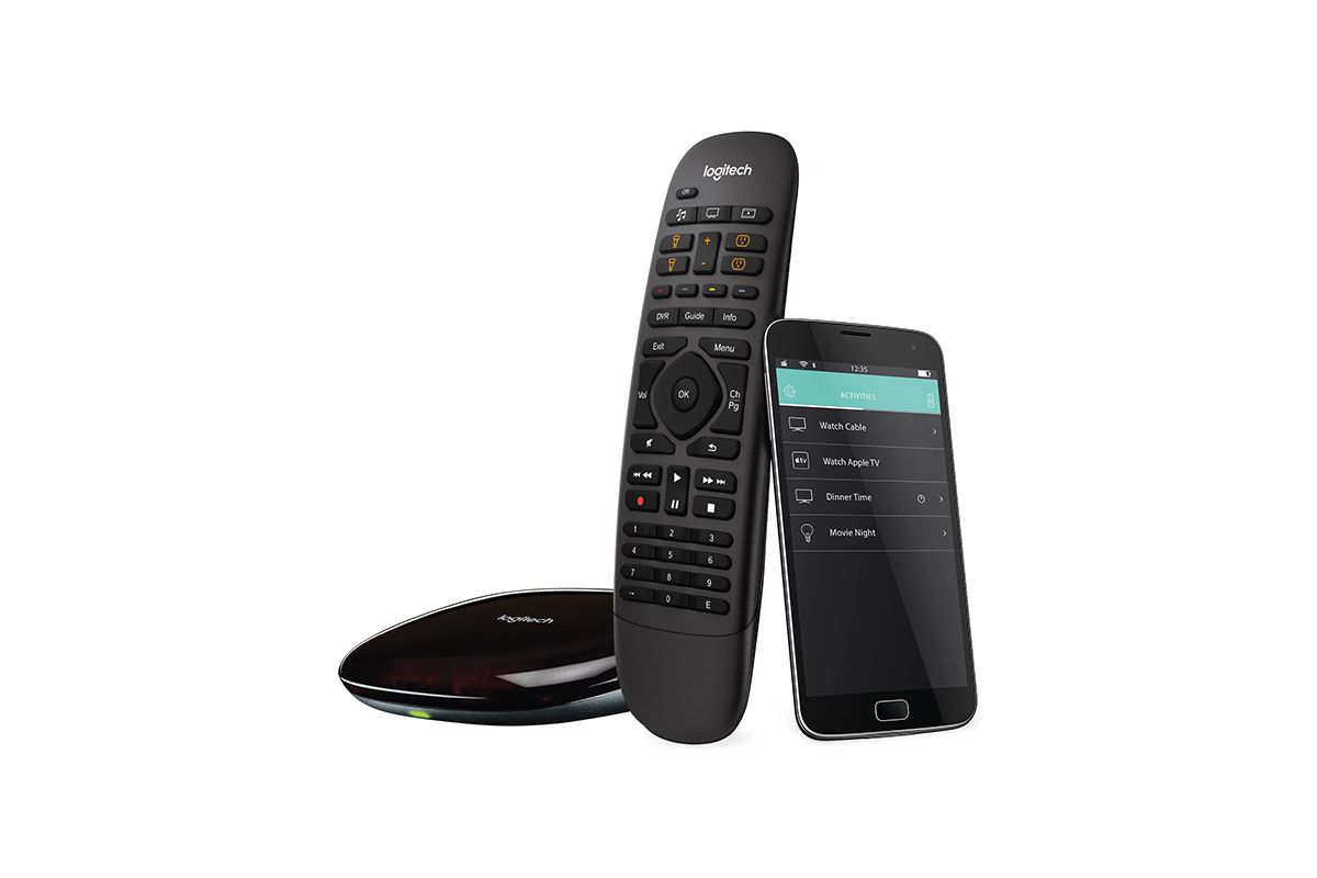 Logitech Harmony Companion remote with Smart Home hub and smartphone app