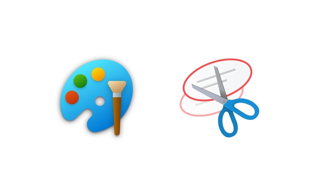 Microsoft Paint and Snipping Tools new icons