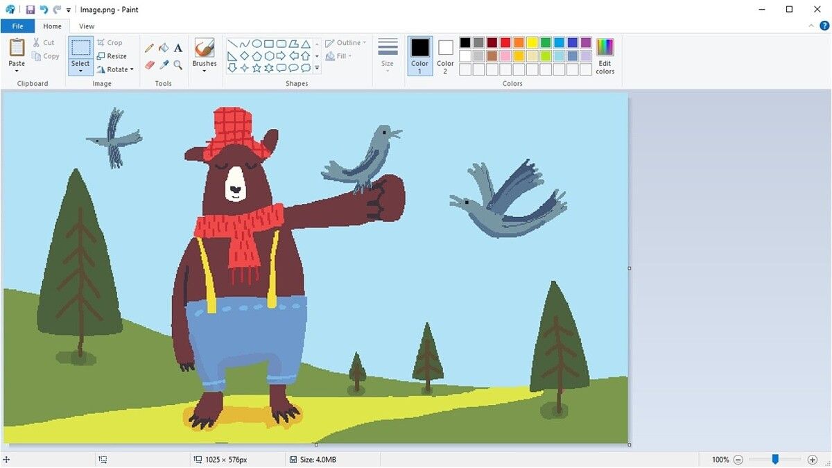 Microsoft Paint screenshot