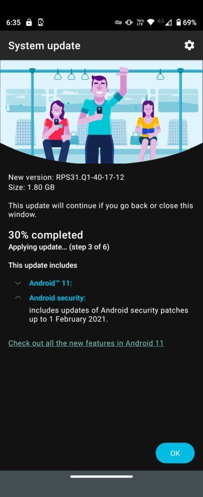 Motorola Razr 5G Android 11 update
