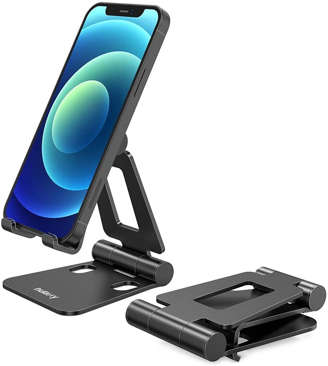 This basic stand is adjustable and fully collapsible and can hold your phone, tablet, iPad Mini and Kindle.