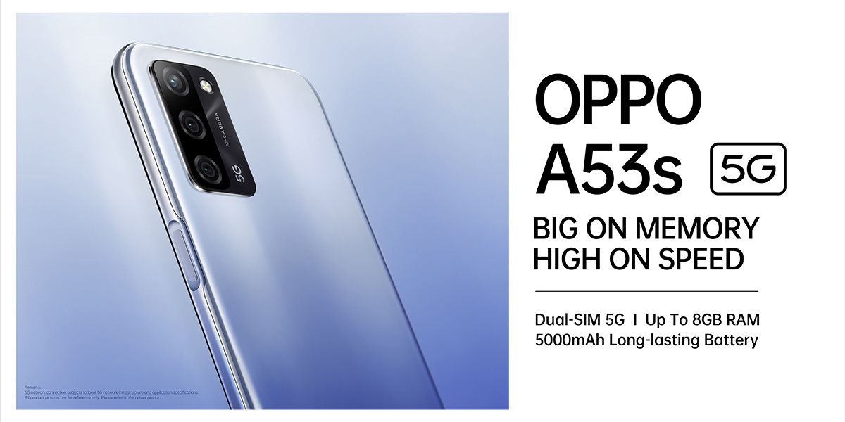 OPPO A53s 5G India launch poster