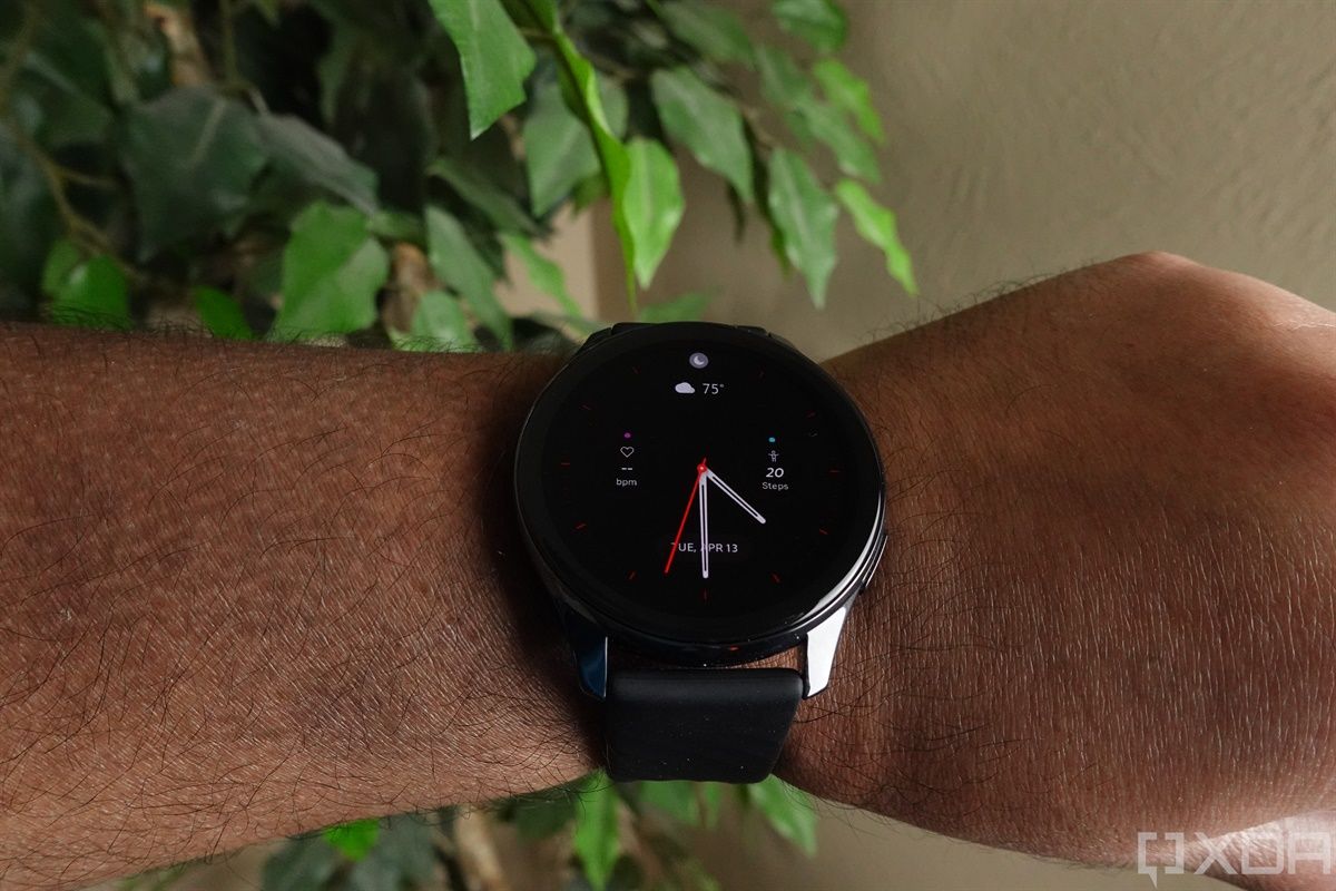 OnePlus Watch on wrist
