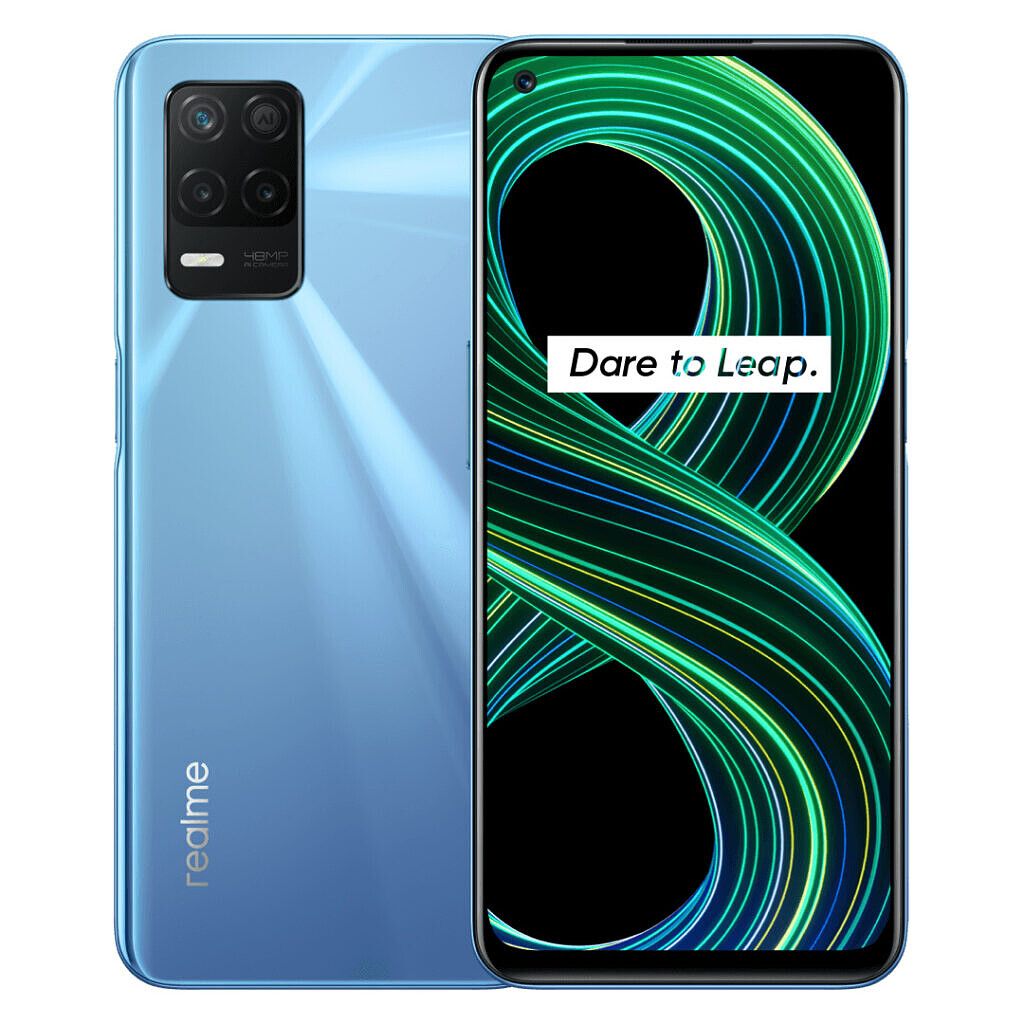 Realme 8 5G front and back
