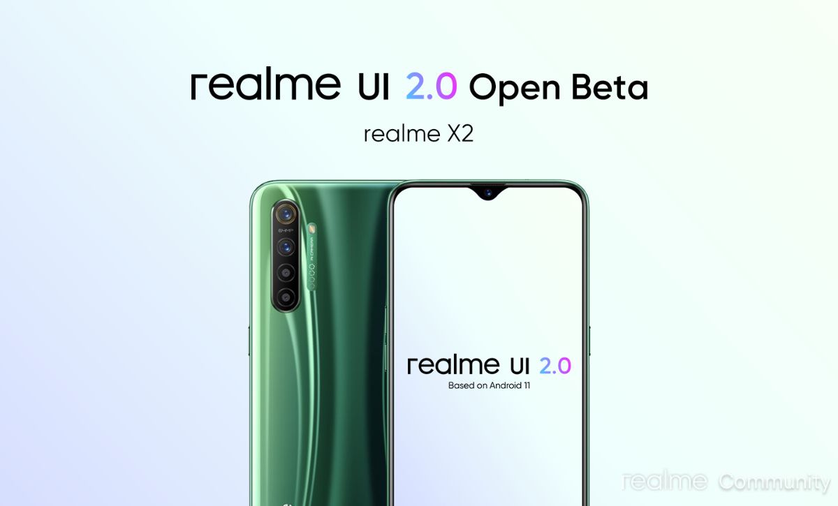 Realme X2 Realme UI 2.0 Open Beta