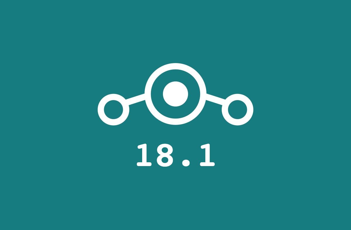 LineageOS 18.1 logo on green background