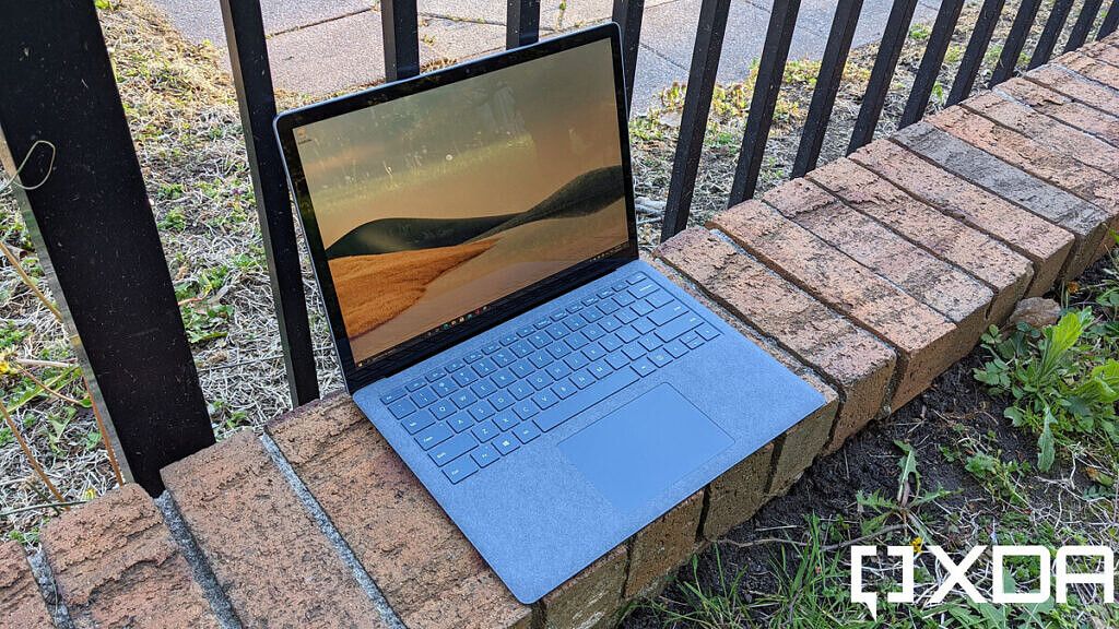 Surface Laptop 4 angled view