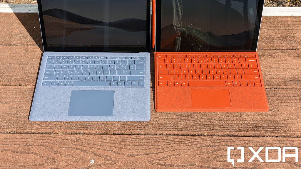 Surface Laptop 4 and Surface Pro 7 keyboards