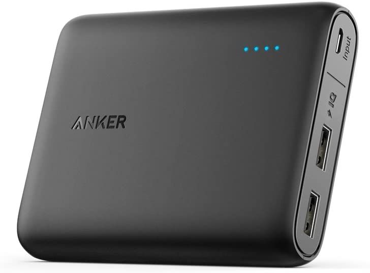 This is a 13,000mAh portable battery. However, there's no quick charging support (only two USB Type-A).