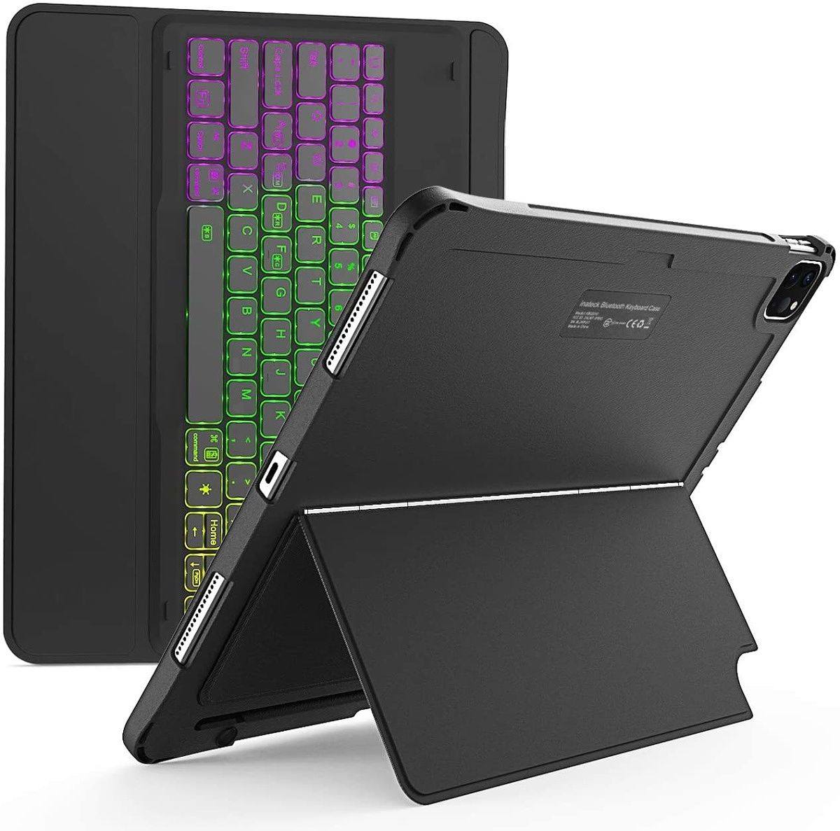 If you constantly change the orientation of your iPad at work, this tablet is a great choice. The Inateck keyboard case offers an incredibly flexible and stable kickstand. In addition, the case offers RGB backlit keys as well.