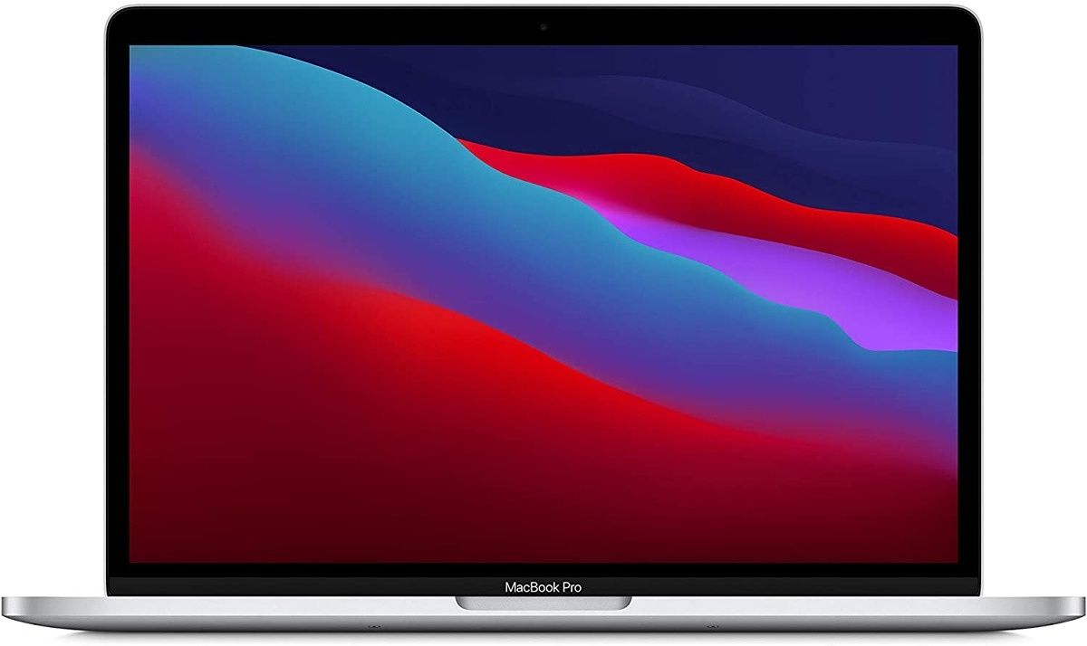 This is the latest 13.3-inch MacBook Pro, complete with Apple's M1 chipset and a Touch Bar.