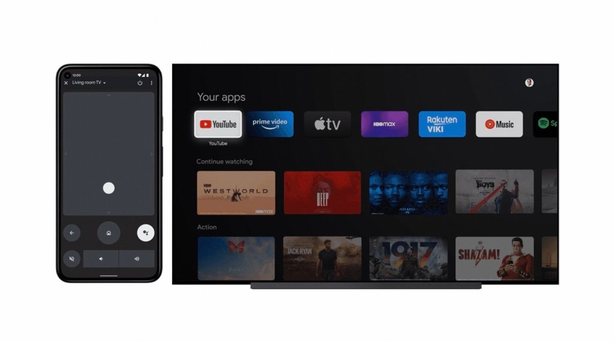 Android new remote for Android TV