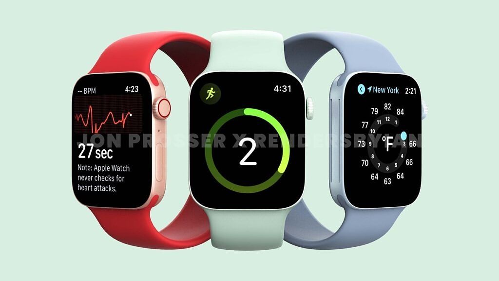Apple Watch Series 7-red-green-blue