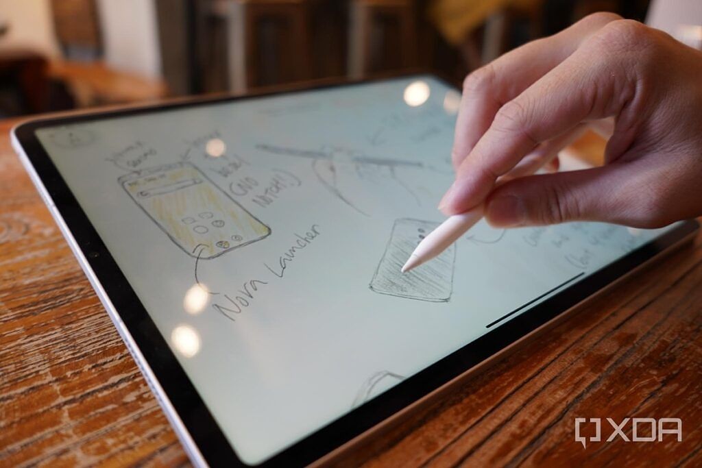 Shading with the Apple Pencil on the 2021 iPad Pro.
