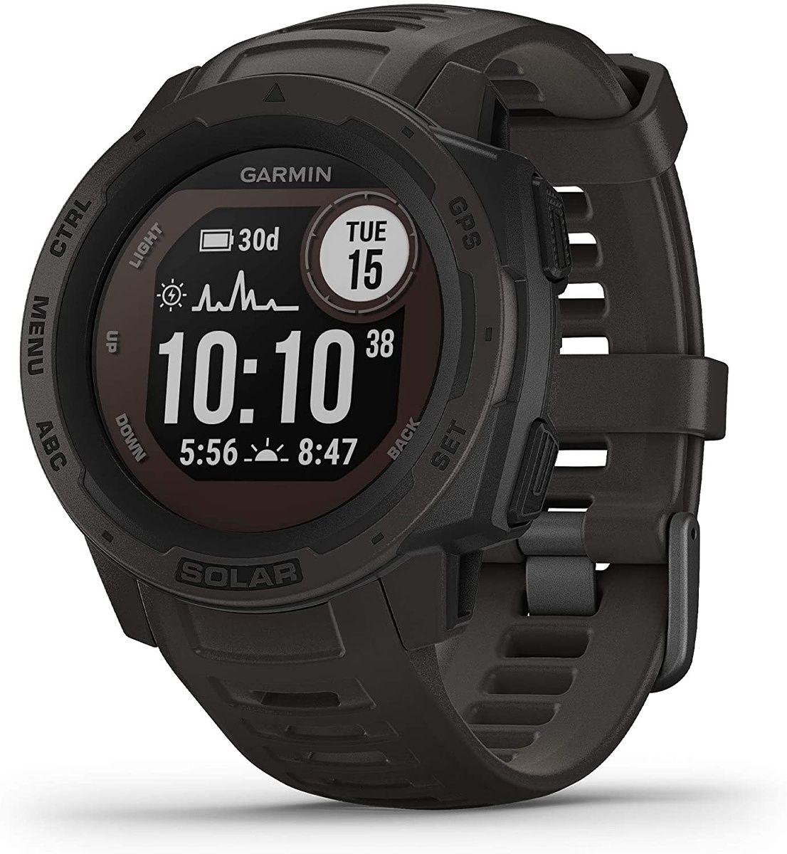 The Garmin Instinct Solar is probably not as nearly full featured as some of the most expensive watches, but it's still rugged and comes with a fairly decent feature set.