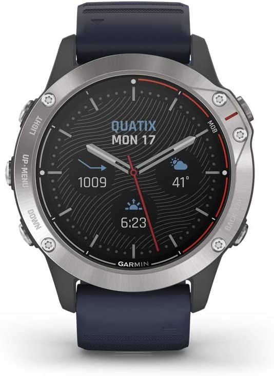 The Garmin Quatix 6 is a smartwatch with sailing in mind, keeping most of the features that make Garmin smartwatches so great while also adding some boating-specific features.