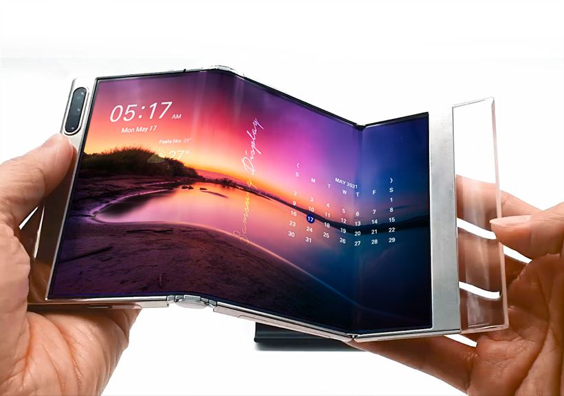 Samsung Display S-foldable concept image