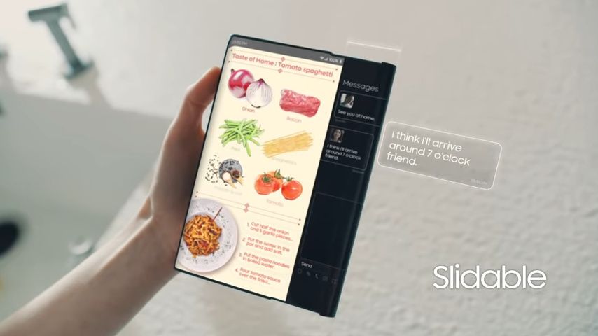 Samsung Display Slideable OLED Display