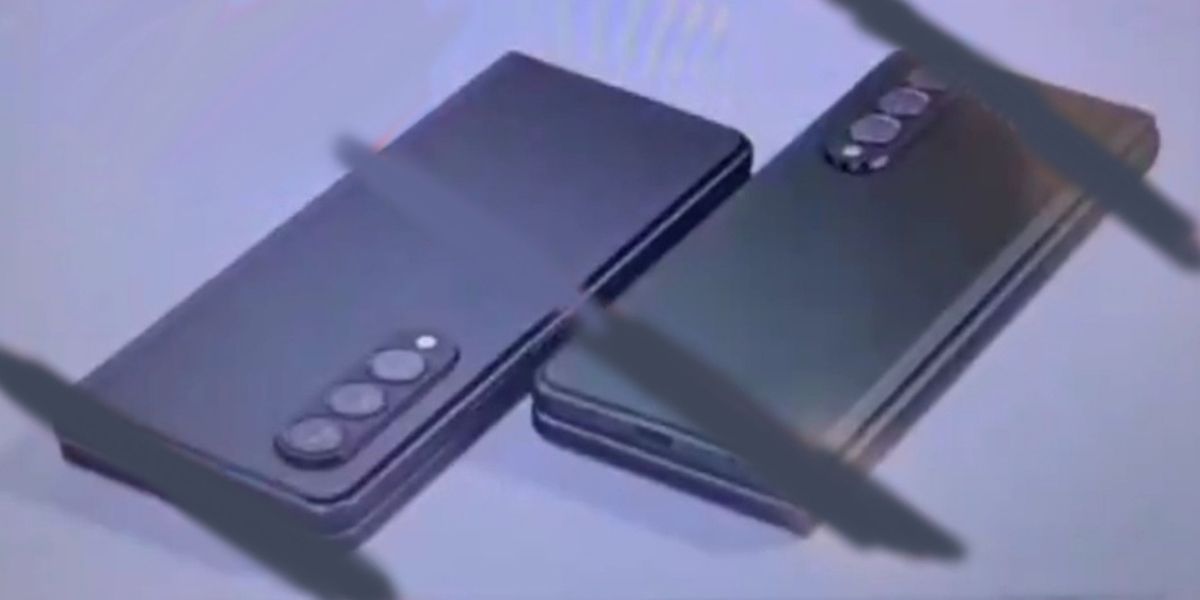 Leaked image of the Samsung Galaxy Z Fold 3