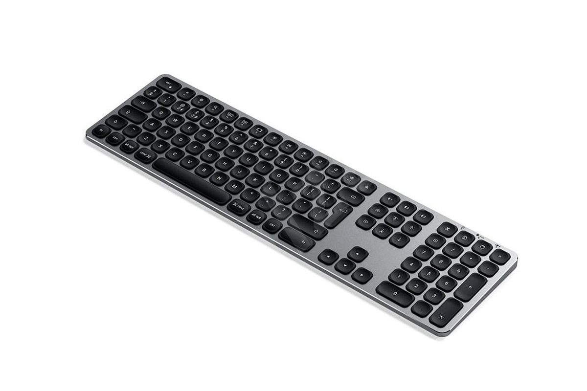 Go for the Satechi Aluminum Bluetooth keyboard if you are looking for a third-party look-alike for the full-sized Apple Magic Keyboard.