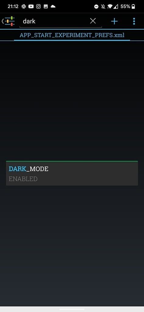 Enable Snapchat dark mode on Android using the Preferences Manager app