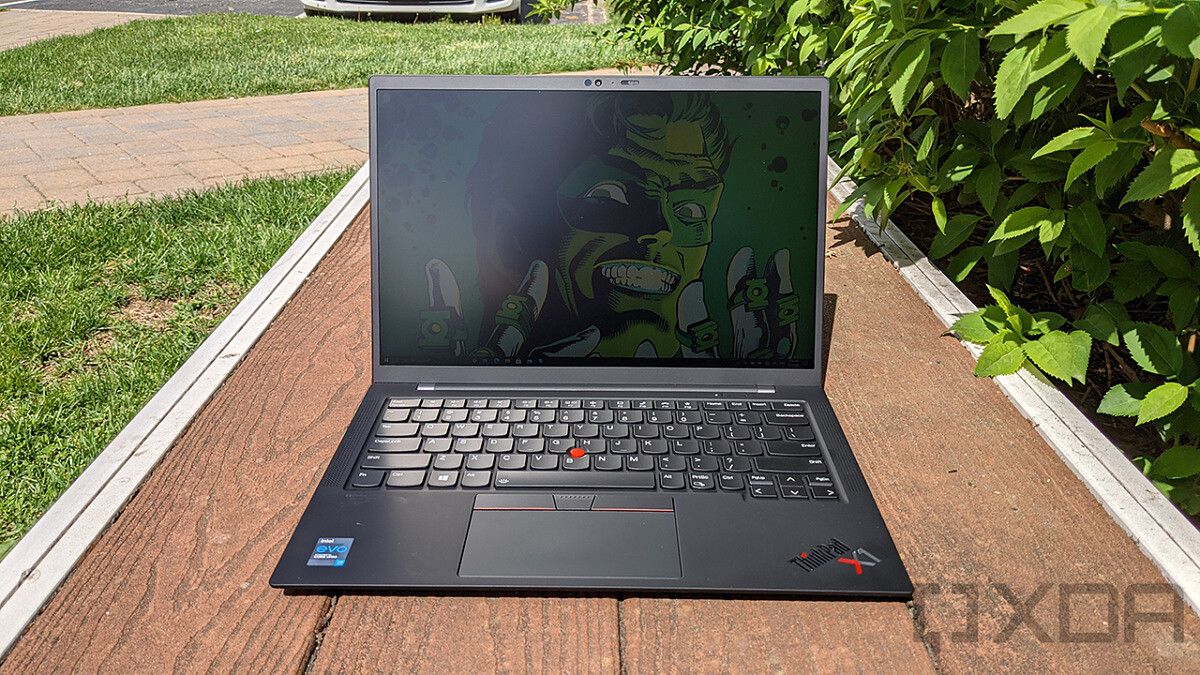 Front view of Lenovo ThinkPad X1 Carbon Gen 9