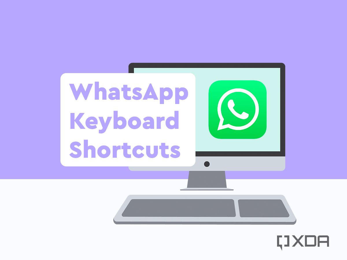 WhatsApp Keyboard Shortcuts featured image showing whatsapp icon on a computer screen