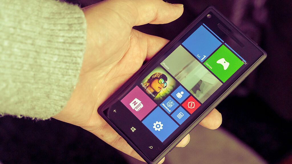 HTC 8X Windows Phone in Hand