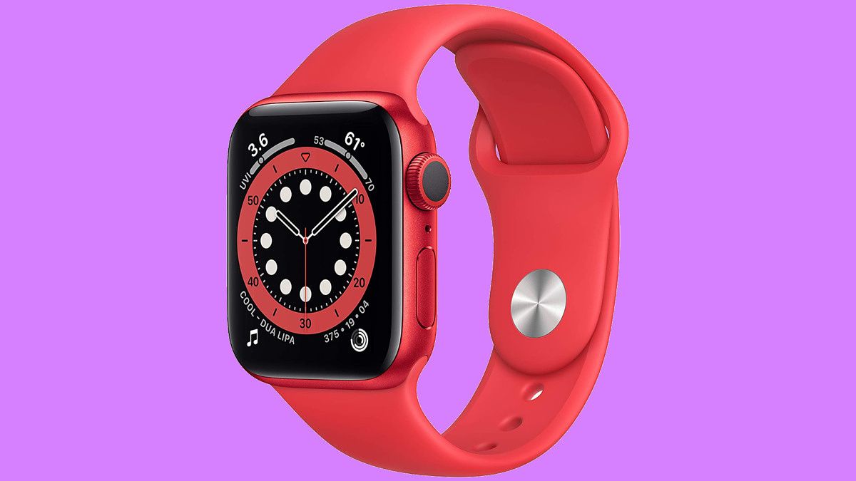 Apple Watch in red