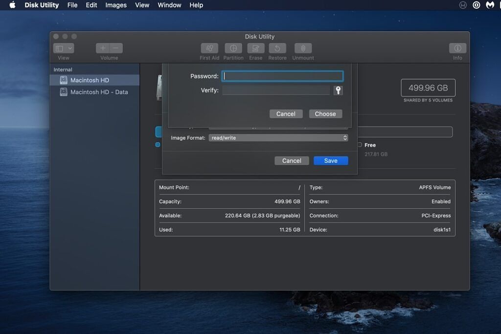 How to encrypt a folder on a Mac using Disk Utility