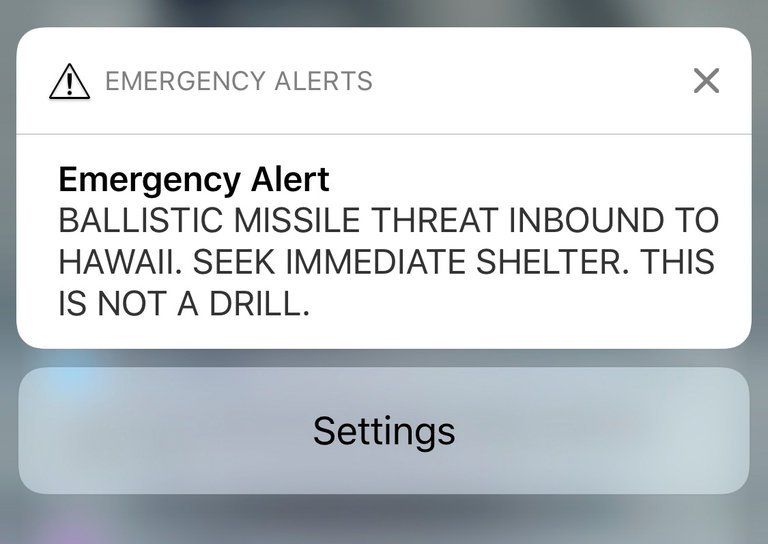 2018 false missile alert in Hawaii