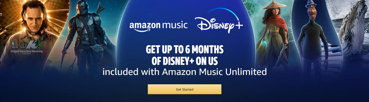 Amazon music and disney+ deal