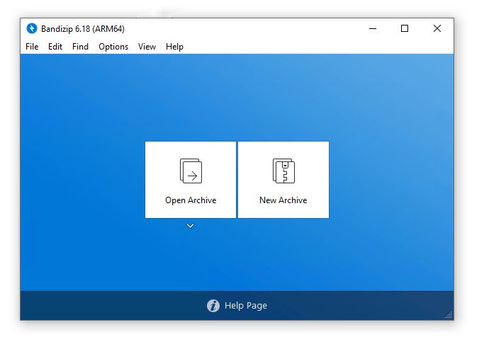 Bandizip archiving app for ARM
