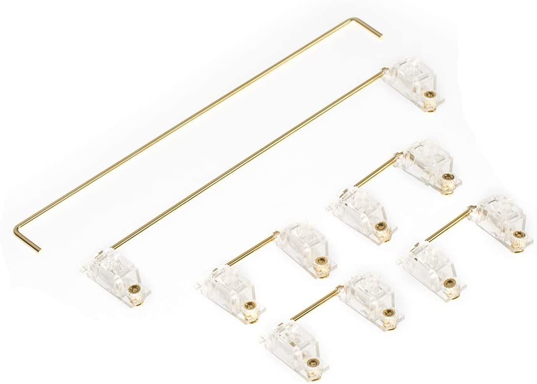 A good set of PCB mount stabilizers that are designed for MX-compatible PCBs and feature pre-clipped insert method.