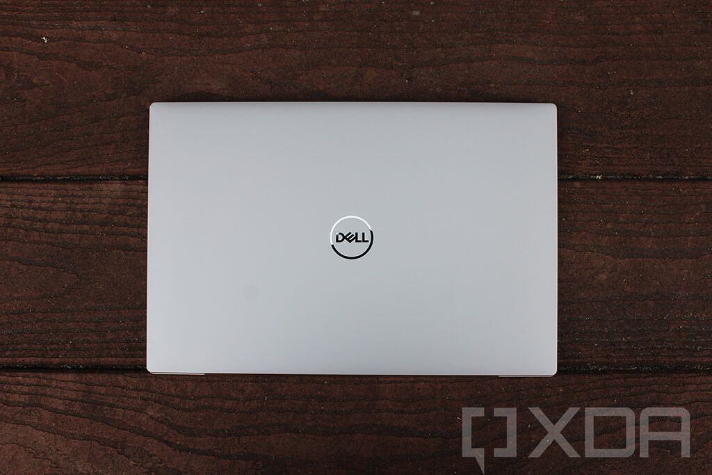 Top-down view of Dell XPS 13