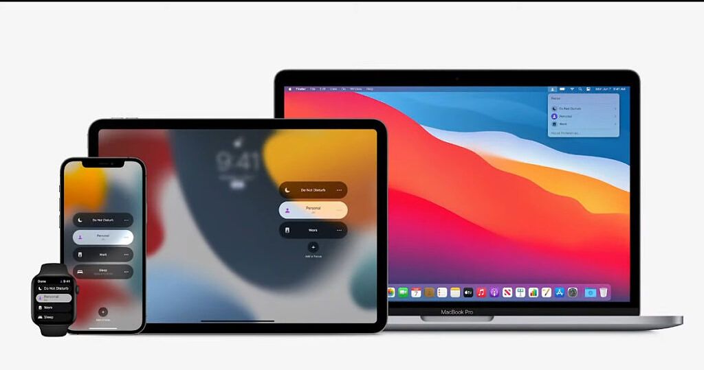 iOS 15's Focus feature synced across all supported Apple devices