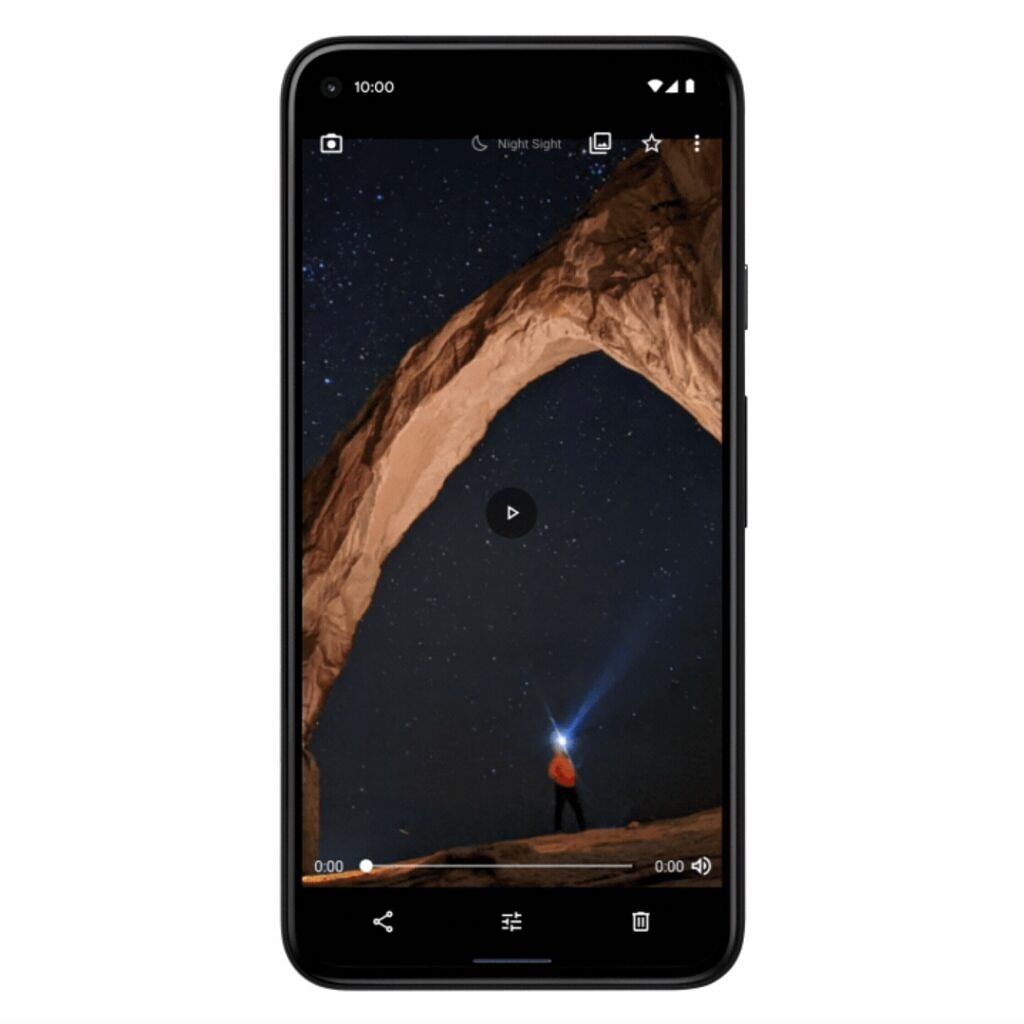 Saving a video astrophotography in Google Camera
