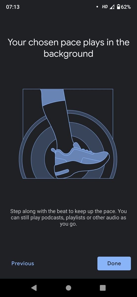 Google Fit for Android receives a new paced walking activity