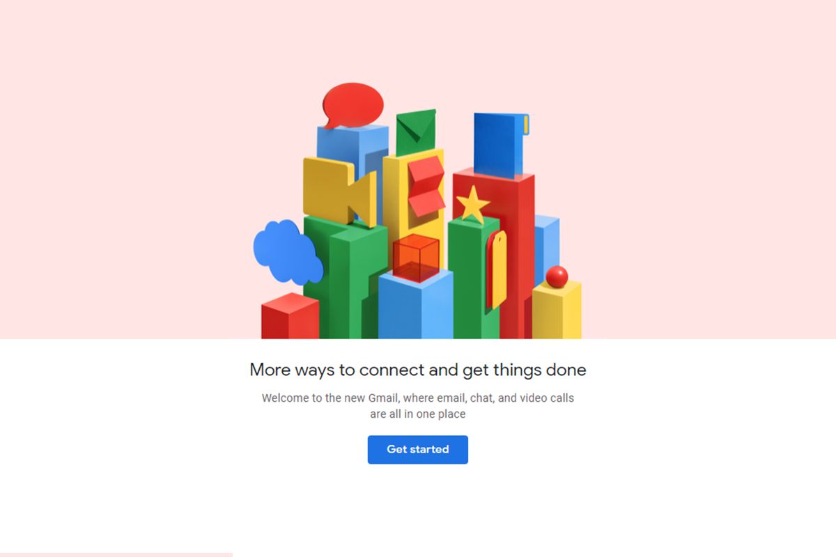 Google unified Gmail interface introduction toast